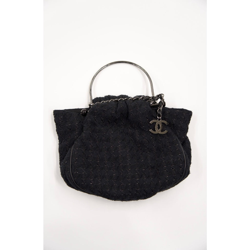 2005 CC Black Tweed Tote Bag
