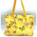 HERMES Vintage Yellow Butterfly Tote