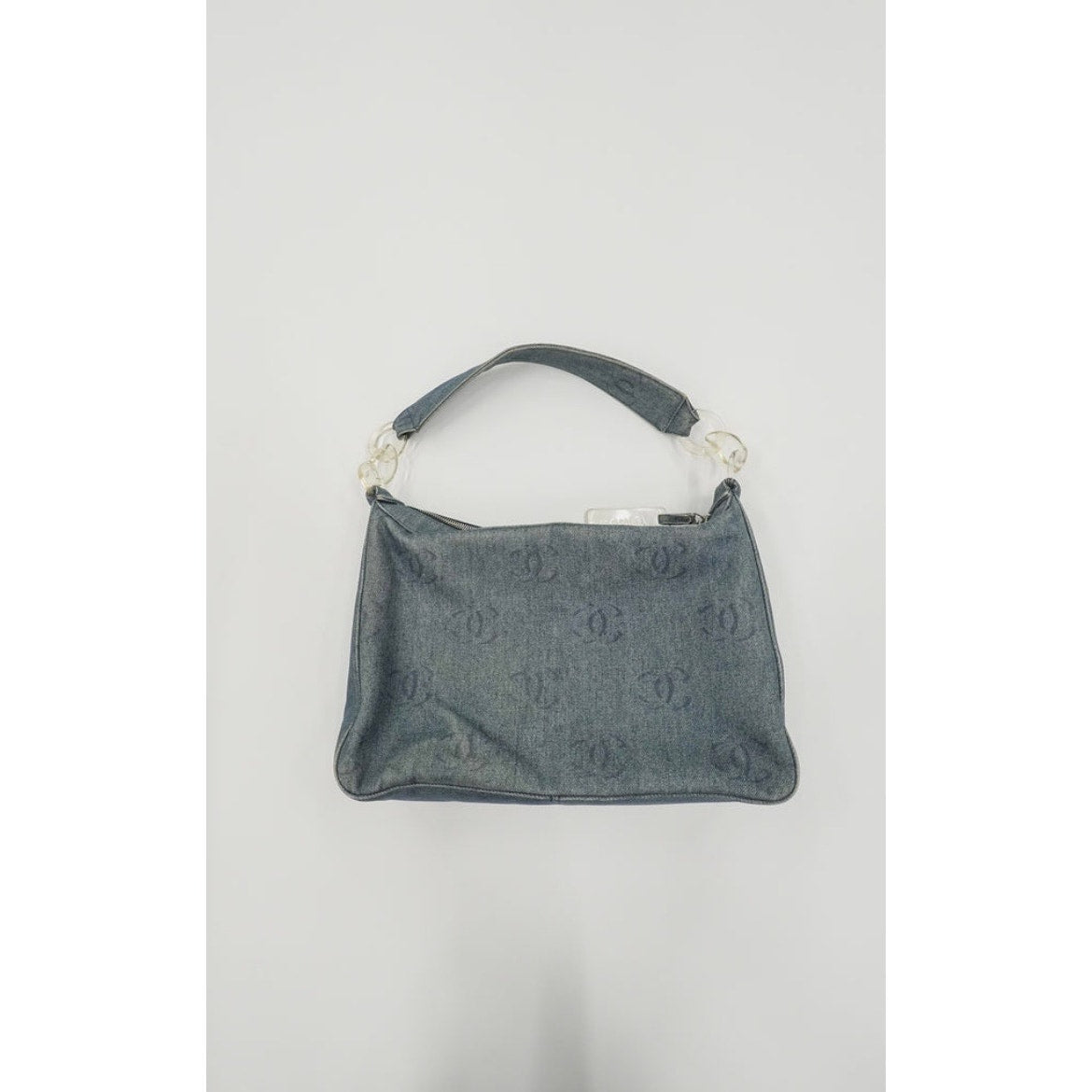 CC Denim Hobo Vintage Blue Shoulder Bag