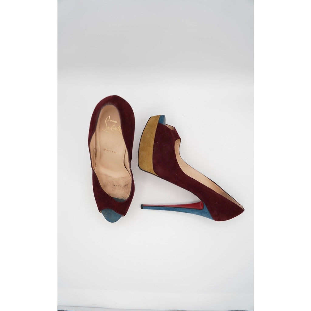 Suede Platform Pumps