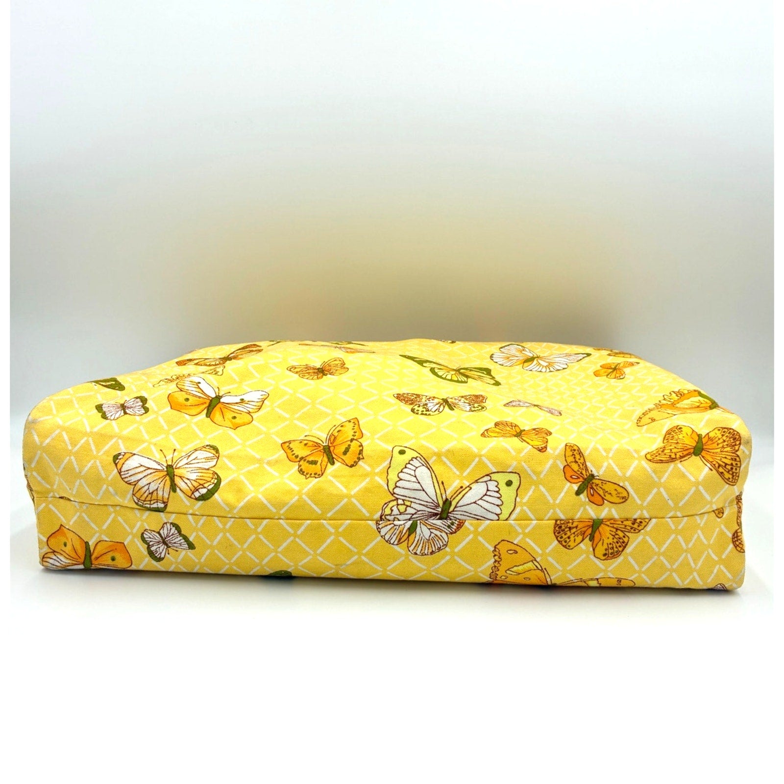 HERMES Vintage Yellow Butterfly Tote