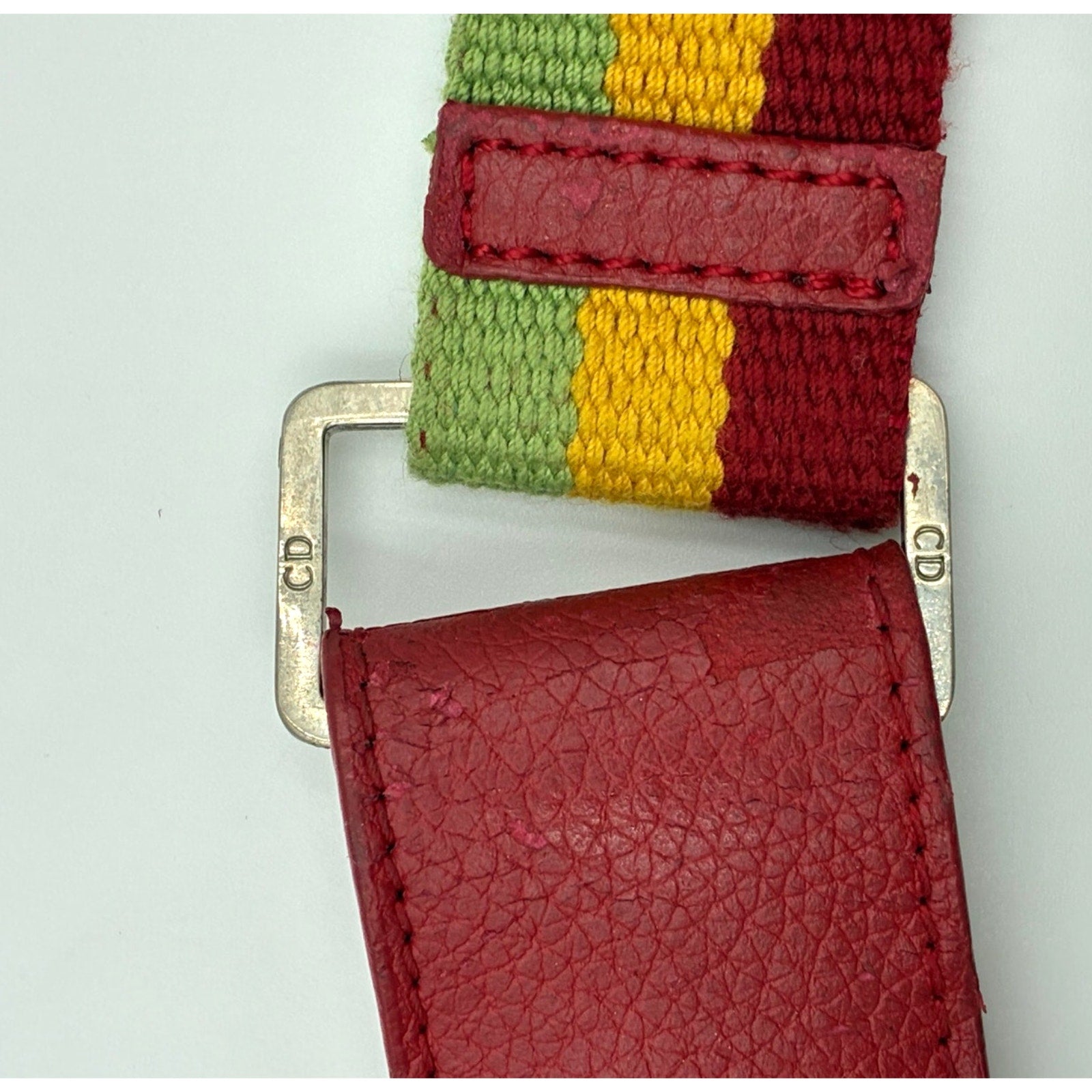 John Galliano 2004 Rasta Trotter Mini Saddle Belt Bag