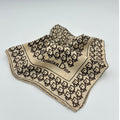 18" Christian Dior Vintage Trotter Monogram Silk Scarf