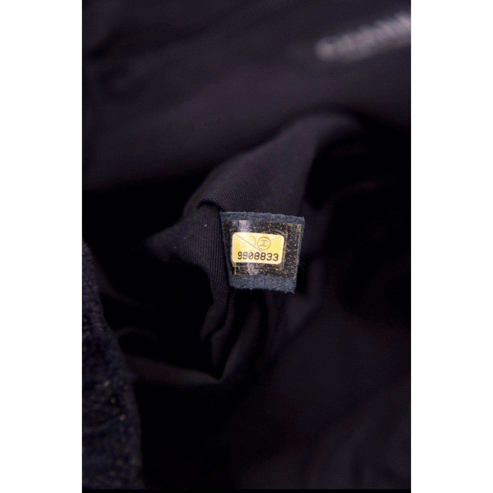 2005 CC Black Tweed Tote Bag